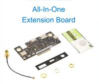 Carte d'extension multifonction Uconsole en panneaux de particules avec récepteur Rtl-sdr, module Lora, GPS, horloge RTC et concentrateur USB 2.0 longue portée