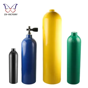 ZX DOT ISO réservoir de plongée en aluminium réservoir respiratoire de plongée à haute pression bouteille de gaz d'oxygène réservoir de plongée pour la plongée