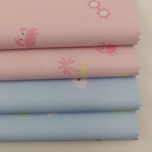 100% tissu pongé en polyester avec revêtement en PU noir ignifuge et coupe-vent 75d compte de fil pour les chaussures de vestes de garçon - Product Image 4