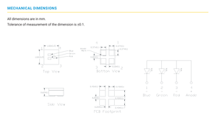 LEDs multicolores RVB SMD dimmables CREE UHD1110-FKA-CL1A13r3q1BBQFMF3 1.9V Rouge 2.9V Vert 2.9V Bleu, 50 000 heures de durée de vie, Vente Flash - Product Image 6