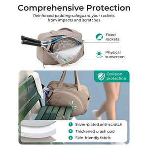 Bolsa de Raquetas de Pickleball Acolchada Personalizada, Bolsa de Transporte para Raquetas de Tenis, de Gran Capacidad, para Viajes <span class=keywords><strong>al</strong></span> Aire Libre y Gimnasio, con Soporte para Raquetas - Product Image 2