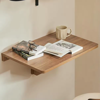 Vente en gros Bureau pliant mural Table à manger murale pliante en bois Table pliante en bois personnalisée pour économiser de l'espace