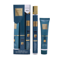 Ensemble de parfum et de lotion corporelle Woody Arabian en format voyage, 30 ml, parfum longue durée, coffret cadeau