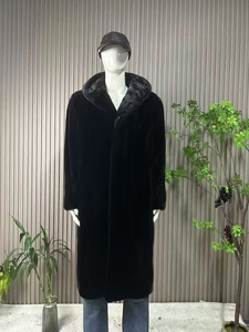 Giacca in Pelliccia di <span class=keywords><strong>Visone</strong></span> di Alta Qualità per <span class=keywords><strong>Uomo</strong></span>, <span class=keywords><strong>Cappotto</strong></span> con Cappuccio e Cerniera a Maniche Lunghe - Product Image 4