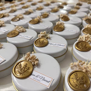 Wanhua Factory OEM/ODM : Bougie Parfumée de Luxe en Cire de Soja avec Mini Fleurs pour Adultes - Product Image 1