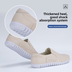 Dssyon Nurse <strong>Shoes</strong> Unisex Toe Soft Sole Non-Tiring Foot Arch Support Deodorizing Non-Slip Dobby Fabric Hospital Office Use - Product Image 3