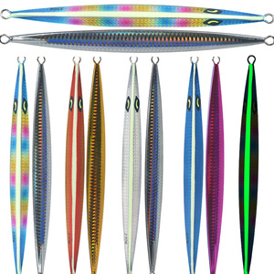 Señuelo de pesca de 250g, jig de plomo para pesca en alta mar, cebo artificial para carpa con patrón láser luminoso - Product Image 1