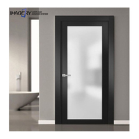 Portes à battants en aluminium à double vitrage insonorisées de style moderne personnalisées pour les maisons