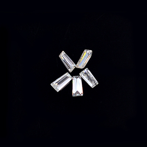 Prezzo di moissanite della baguette affusolata dimensione su misura pietra allentata del diamante dei gioielli di modo - Product Image 2