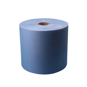 聚丙烯聚丙烯蓝白普通无绒非织造实验室工业擦拭纸辊清洁洁净室擦拭纸辊