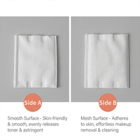 Tampons en coton jetables sans peluches, absorbants, pour le nettoyage du visage, le démaquillage et les soins des ongles, vente en gros