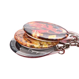 Biểu tượng tùy chỉnh tinplate gương <span class=keywords><strong>Keychain</strong></span> trở lại thẻ pin tùy chỉnh in nhiều hình dạng tinplate huy hiệu - Product Image 5