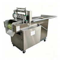 Commerciële elektrische kruiden- en theeblad snijmachine voor fruit, groenten, citroengras, zoethoutwortel en kruiden.