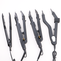 Fer à extensions capillaires multifonction à température réglable pour mini-extensions à la kératine et pointes plates en U
