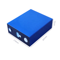 Litium li ion prismatik lifepo4, baterai 3.2v 300ah lifepo4 isi ulang untuk sistem surya 3.2v 302ah 304ah dengan siklus dalam