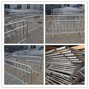 मोबाइल स्टील भीड़ पर नियंत्रण बाधा बाड़ पैनलों सड़क सुरक्षा यातायात बाधा विस्तार योग्य सुरक्षा अवरोध - Product Image 6