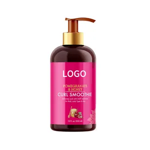 Eigenmarke Bio-Styling-Creme Locken Smoothie Granatapfel und Honig feuchtigkeitsspendende Haarstiling-Creme für lockiges Haar