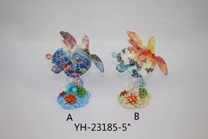 คอลเลกชันรูปปั้นเต่ารูปตัวอักษรในธีมทะเลมีหลากหลายสไตล์ - Product Image 4