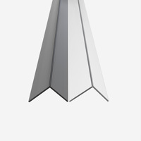 Style personnalisé Profilé d'angle en L transparent en plastique PVC Matériaux de construction de bâtiments Profilé personnalisé OEM tout vendu