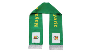 Шарф с флагом Nayarit, оптовая продажа, изготовленные на заказ, футбольные товары для болельщиков, шарф с национальным флагом, шарф с кисточками, шаль - Product Image 4