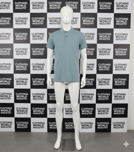 Camiseta con logotipo personalizado para hombre, camiseta polo lisa de algodón con logotipo personalizado al por mayor para hombre - Product Image 1