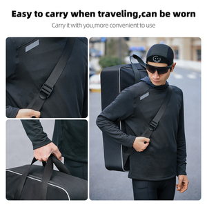WEST BIKING OEM/ODM Bolsa de Almacenamiento Portátil para <span class=keywords><strong>Rodillo</strong></span> de Entrenamiento, Bolsa de Carga para Bicicleta a Prueba de Polvo, Mochila de Ciclismo Impermeable - Product Image 4