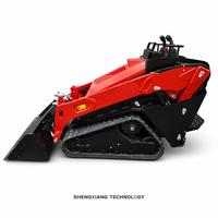 Harga Terbaik Compact Skid Steer Loader V1000 Diesel Euro 5 Emission dengan Quick Attach Bucket Dijual di Alibaba International