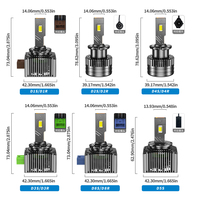 DK3 110W Ampoules de phares LED super lumineuses pour voitures Série D Phares LED D1S D2S D3S D4S D5S D8S 6000k Ampoules au xénon