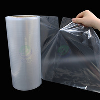 Sacs en poly durables de qualité alimentaire à plat de 1 à 20 mil avec logo personnalisé en PE-BD transparent jetable pour les croustilles et les épiceries