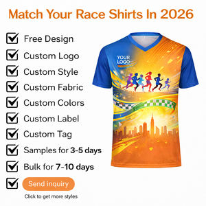 Camiseta Deportiva sin Mangas de Poliéster 100% con Diseño Personalizado, Ligera, de Malla, de Secado Rápido, para Maratón - Product Image 2