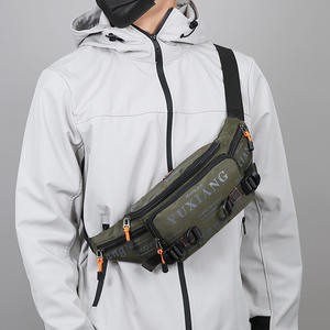 Bolso de Pecho para Hombre Yuxiang, Tela Oxford con Estampado de Letras, Transpirable, Resistente al Desgaste, Bolso Cruzado Deportivo para Exteriores, Otoño 2025 - Product Image 4