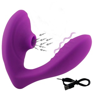 femenino recargable vibratorio punto g clit consolador PARA LA clítoris estimulador con 10 patrones de vibración de succión - Product Image 2