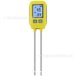 เครื่องทดสอบดิน ไนโตรเจน ฟอสฟอรัส โพแทสเซียม อุณหภูมิ 0-1999 มก./กก. 0-60 องศาเซลเซียส จอ LCD มีไฟพื้นหลัง สำหรับสวน สนามหญ้า ที่เพาะปลูก - Product Image 2