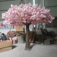 Pohon bunga Sakura Jepang pohon bunga Sakura merah muda pohon bunga Sakura palsu untuk dalam ruangan luar ruangan pesta kantor rumah