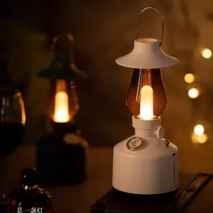 Luz de tiempo de música rentable Usb atmósfera de música azul Luz de diente escritorio Retro Luz De noche caja de altavoz para teléfono móvil - Product Image 4