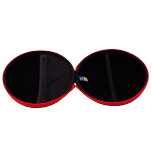 Auricular Eva Pu negro auricular 10Cm cremallera redonda animados de almacenamiento de cuero <span class=keywords><strong>Inpods</strong></span> I12 duro caso caliente para Ipods. - Product Image 2