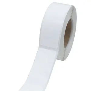 Hybsk-etiquetas adhesivas cuadradas rectangulares, papel blanco semibrillante, 1 "x 3", 500 por rollo