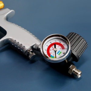 Régulateur de pression d'air LEMATEC 0-140 PSI 0-10 Bar avec manomètre analogique pour pistolet de pulvérisation et outils pneumatiques - Product Image 4