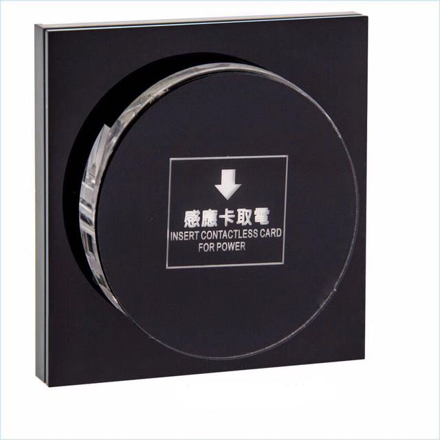 Manufacturer Direct Sale White/Gold/Gray PC Hotel Key Card Lock Electrical Energy Saving Switch
