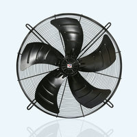 Ventilateur axial EC AC de 500 mm de fabrication professionnelle avec roulement à billes pour utilisation en chambre froide, OEM/ODM disponible