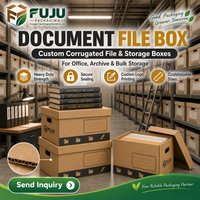 Boîtes en carton ondulé écologiques faites à la main FUJU - Forme personnalisable, doublure personnalisée, impression de logo personnalisée, artisanat personnalisé, utilisation multi-industrielle