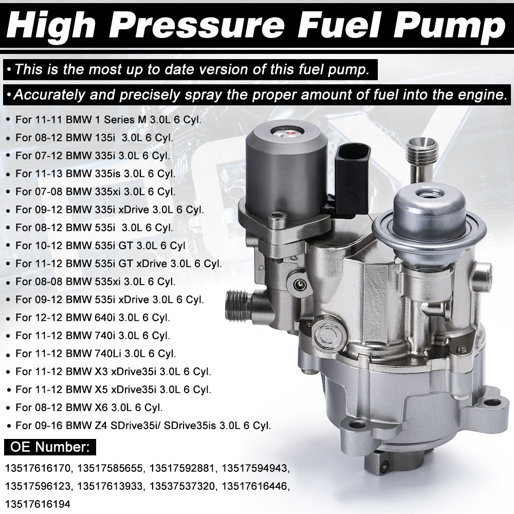 High Pressure Fuel Pump for BMW N54/N55 - Direct Injection