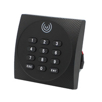 Lecteur de carte RFID de proximité 125kHz avec matériau ABS Distance de lecture 3-5cm noir pour système de contrôle d'accès et lecteur d'autocollants