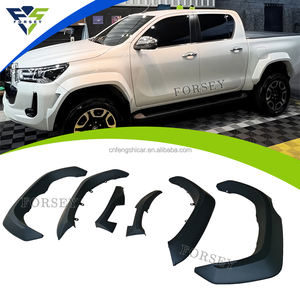 हिलक्स रेवो 2016 + पिकअप बॉडी किट सजावट के लिए प्लास्टिक कार फेंडर फ्लेयर्स - Product Image 2