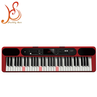 Clavier électronique HUASHENG 61 touches avec éclairage LED, 600 timbres, pour l'enseignement et la pratique à domicile