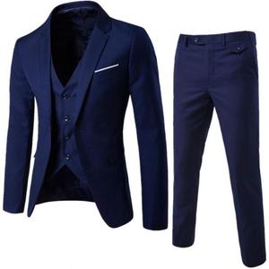 <span class=keywords><strong>Traje</strong></span> Formal <span class=keywords><strong>Gris</strong></span> <span class=keywords><strong>Claro</strong></span> y Negro de 3 Piezas, <span class=keywords><strong>Chaleco</strong></span> y Pantalones, Corte Entallado, Trajes de Hombre para Boda, Oficina, Negocios, Suministro de Fábrica - Product Image 3