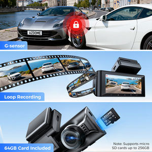 <span class=keywords><strong>Azdome</strong></span> กล้องติดรถยนต์ <span class=keywords><strong>M550</strong></span> 2CH 4K + 2K, กล้องหน้ารถพร้อม ADAS WiFi G-Sensor WDR Night Vision GPS 4K กล้องหน้าและหลัง - Product Image 5