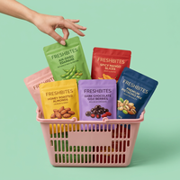 Sacs Mylar refermables mats de 7g avec logo personnalisé, anti-odeur, pour fruits secs, snacks, bonbons et graines