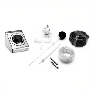 Kit de control de pedal externo para neumáticos, de acero inoxidable, con manguera y válvula para uso en motocicletas o bicicletas - Product Image 3