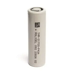 بأفضل سعر INR21700 P42A 4200mAh بطارية أيون الليثيوم مولي أككو 3.7V 4200mAh 21700 بطاريات ليثيوم أيون للموليكيل P42A